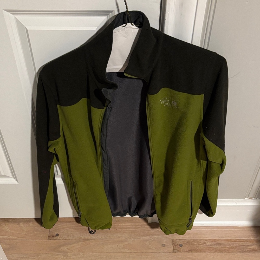 Mountain Hardwear Olive and Charcoal Jacket